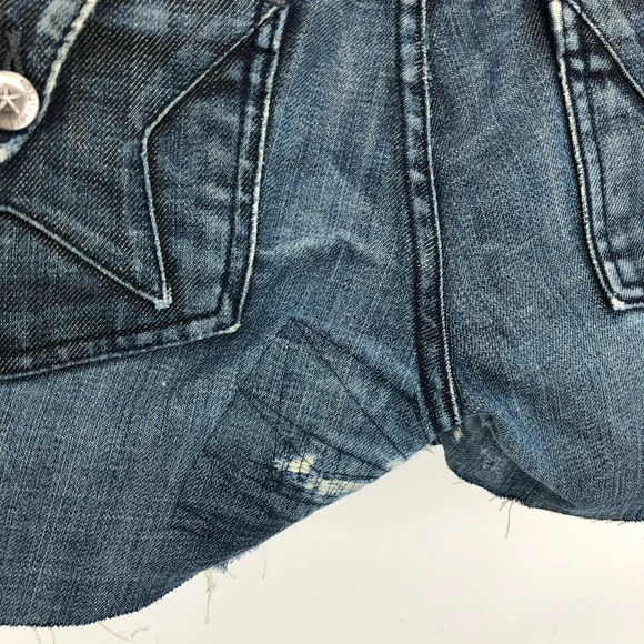 People’s Liberation cutoff jean shorts 31 distressed Y2K - Picture 4 of 7